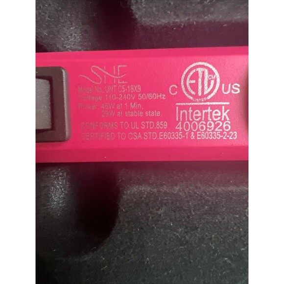 SHE by Beyond the Beauty Curling Volume Iron 18 x 9mm Black &Baby Pink NIB - Picture 12 of 12